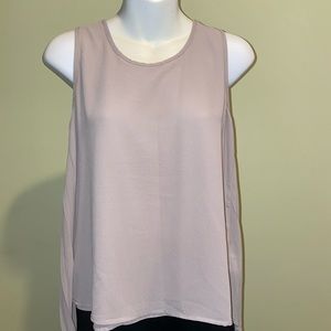 Pleated Back Tank Top